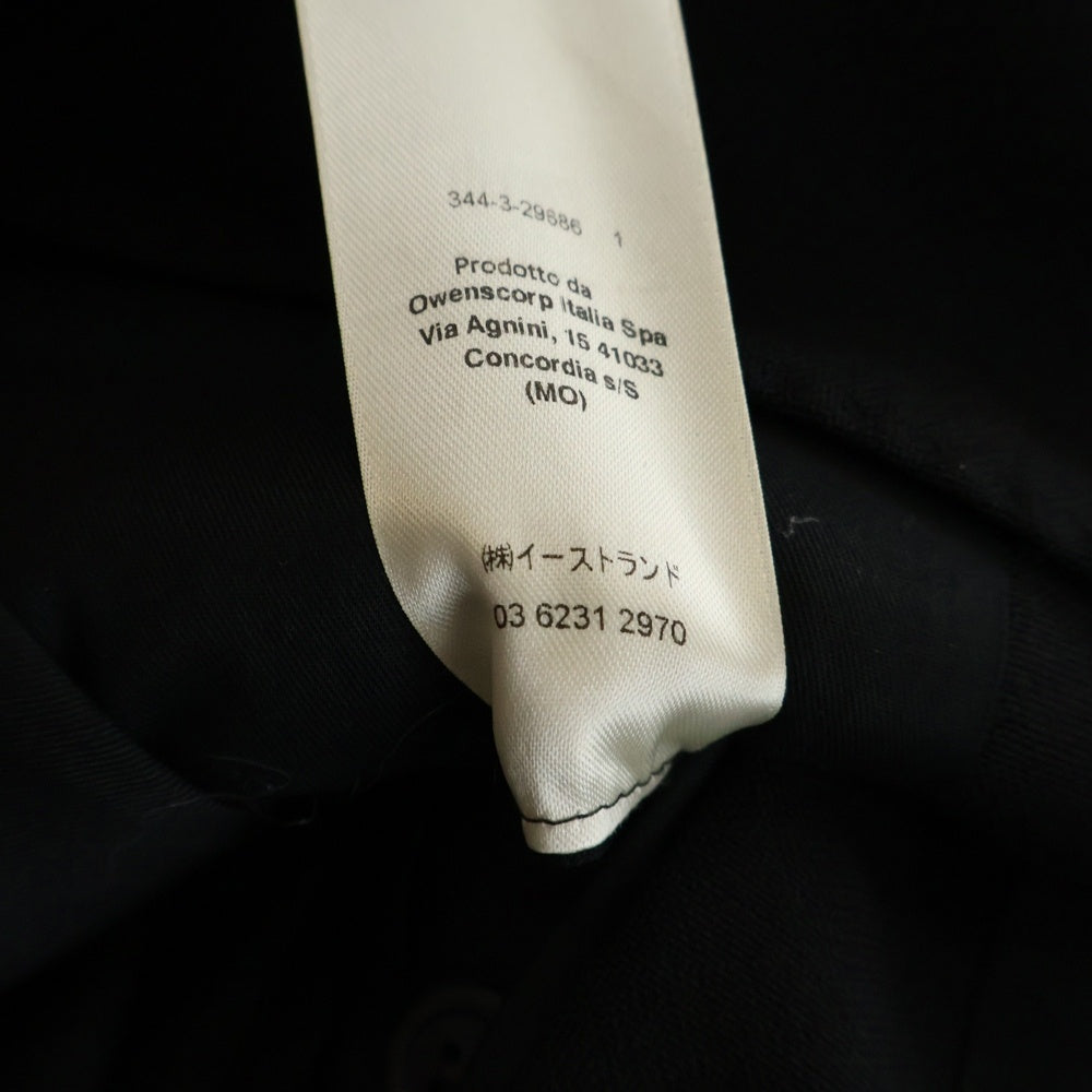 Rick Owens(リックオウエンス) 25AW Concordian Single-Breasted Blazer ウール コンコルディアン シングル ブレスト ブレザー ジャケット ブラック RU02E1721-WGP
