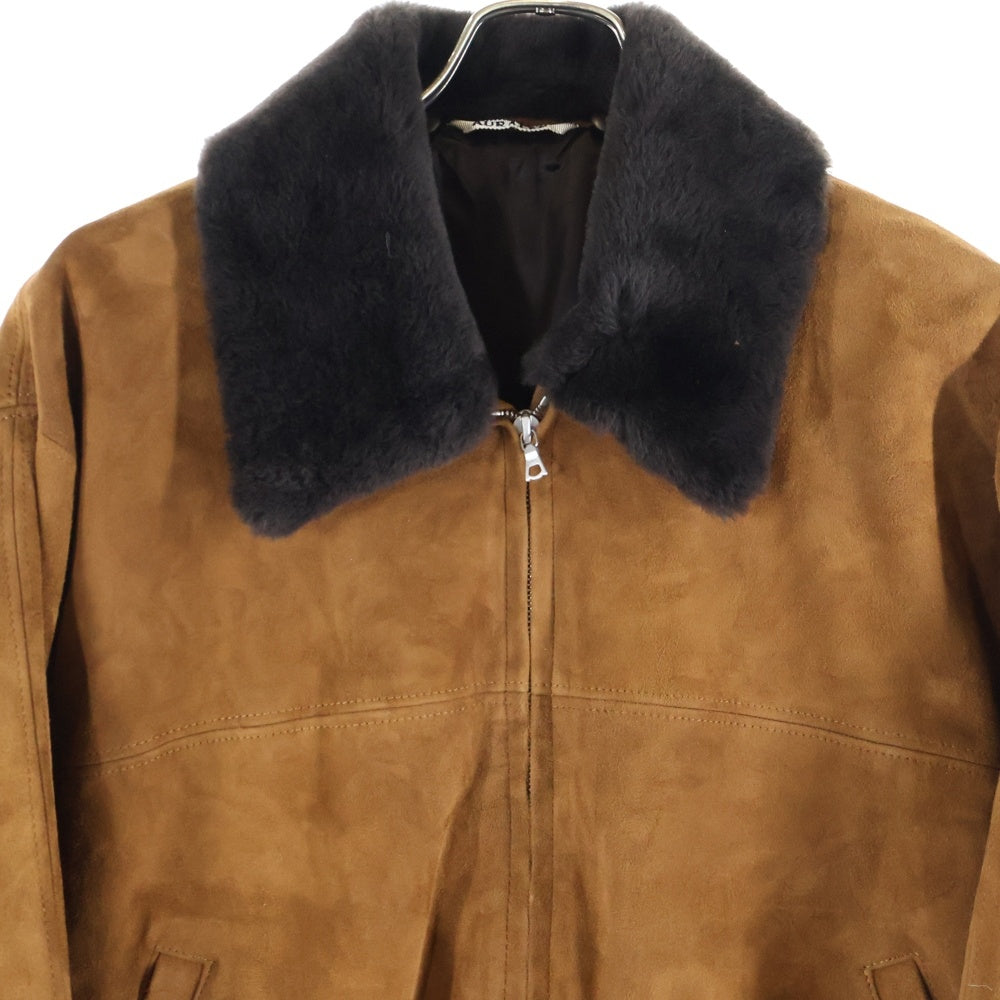 AURALEE(オーラリー) 25AW GOAT SUEDE ZIP BLOUSON ゴートレザー