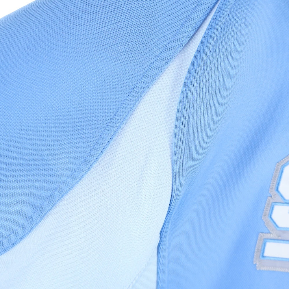 SUPREME(シュプリーム) 25AW Football Zip Up Hooded Sweatshirt フットボールジップアップスウェットシャツ ロゴ刺繍ジップアップフーデットパーカー ブルー