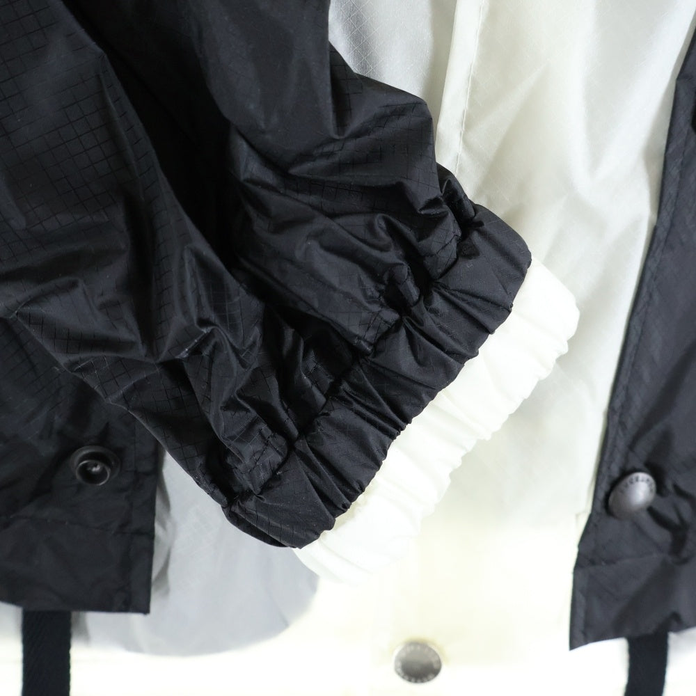 FACETASM(ファセッタズム) 20SS Layered Coach Jacket レイヤードコーチジャケット ロゴプリントドッキングコーチジャケット 1YA-JK-U10 ブラック