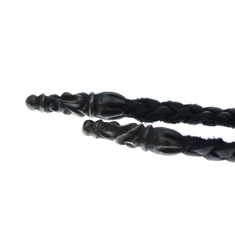 CHROME HEARTS(クロムハーツ) BS FLUER BSフレアペンダント シルバー ネックレストップ レザーブレイド シルバー