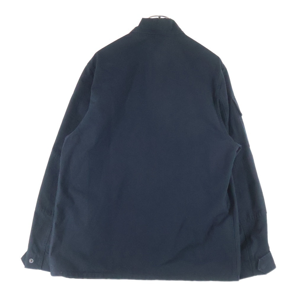 BALENCIAGA(バレンシアガ) Cotton Ripstop Long Sleeve Military Shirt コットン ミリタリー 長袖シャツ ジャケット ブラック 814719 TQP13
