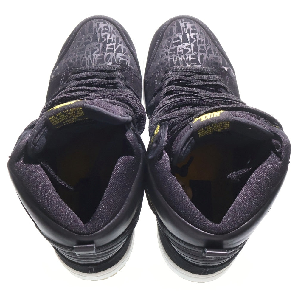 NIKE SB(ナイキエスビー) Dunk High Premium Neck face ダンクハイプレミアム ネックフェイス ハイカットスニーカー US10.5/28.5cm 313171-018 ブラック