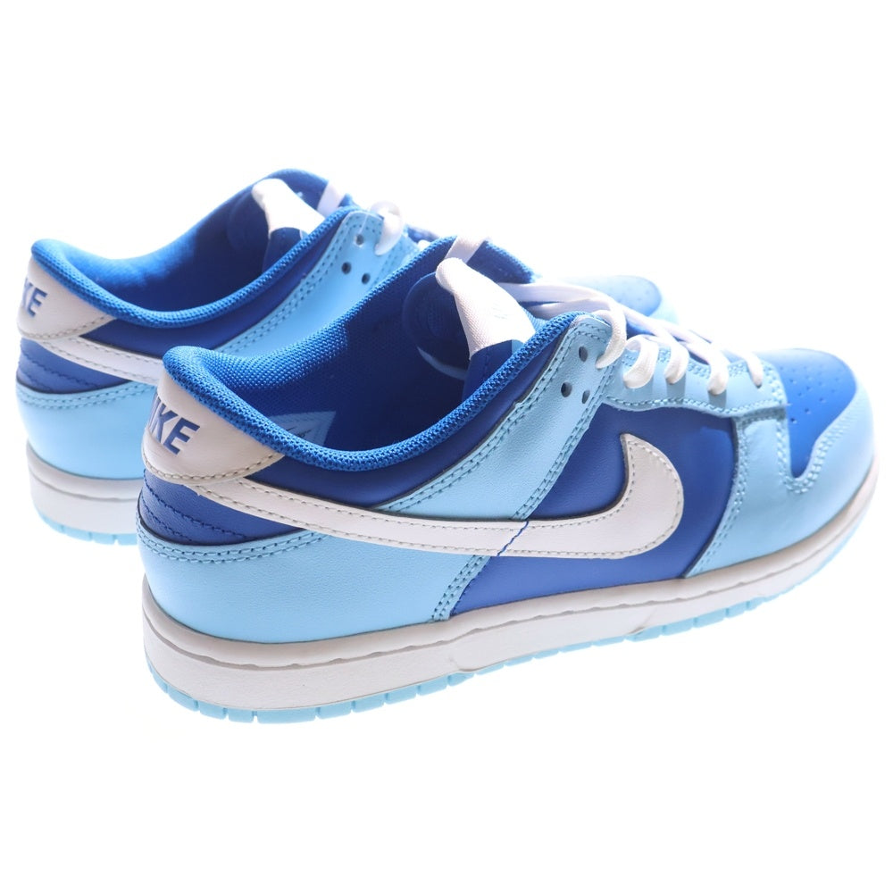 NIKE(ナイキ) Dunk Low Retro QS PS ダンクローレトロQS PS レースアップローカットスニーカー キッズサイズ US3Y/22cm DV2635-400 ブルー