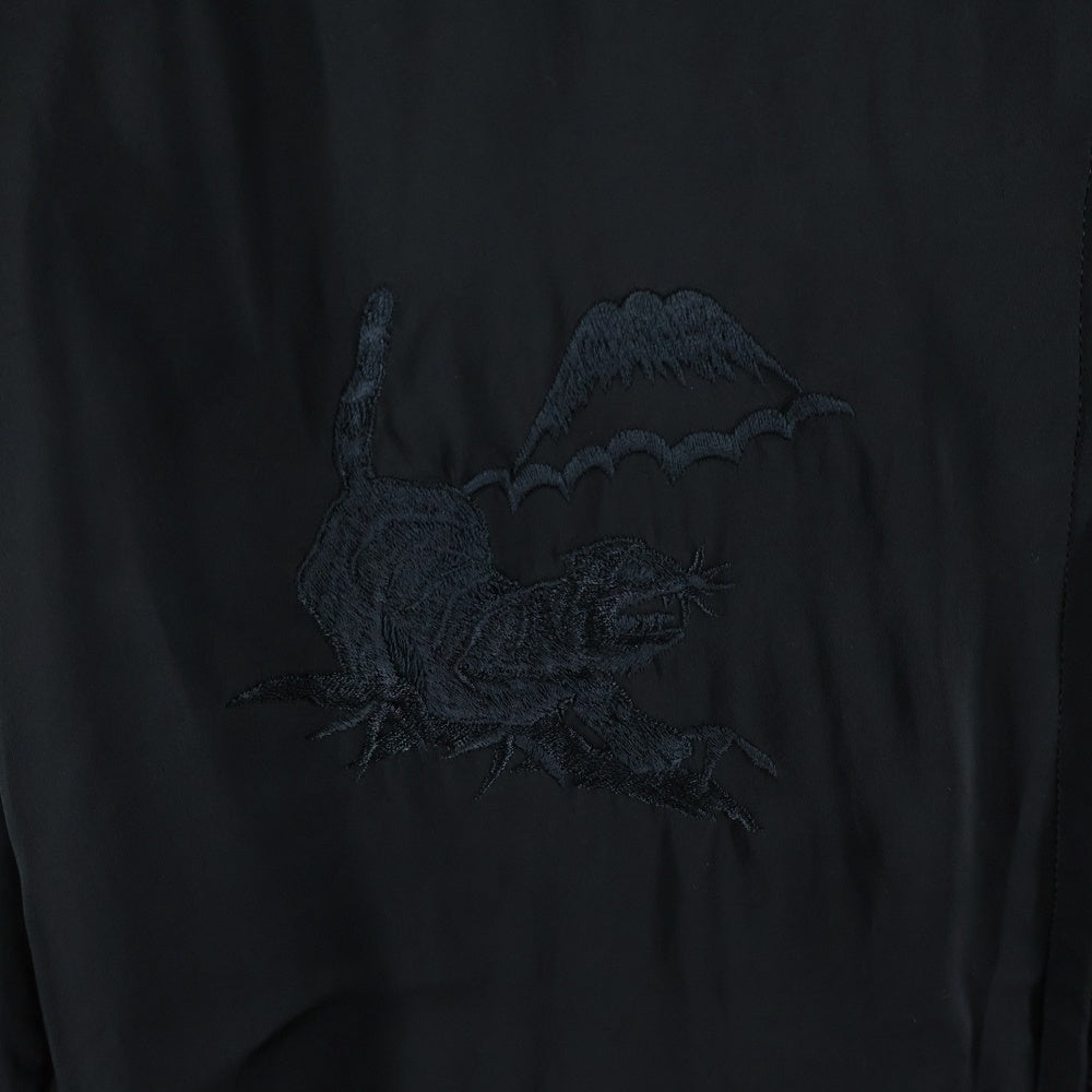 Y's(ワイズ) ×テーラー東洋 Reversible Jacket リバーシブルジャケット ロゴ刺繍リバーシブルブルスカジャン Y0-Y55-505-1 ブラック/アイボリー