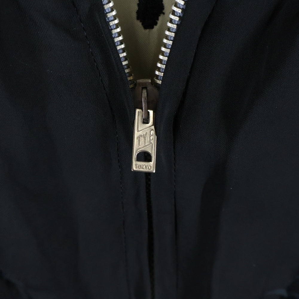 Y's(ワイズ) ×テーラー東洋 Reversible Jacket リバーシブルジャケット ロゴ刺繍リバーシブルブルスカジャン Y0-Y55-505-1 ブラック/アイボリー