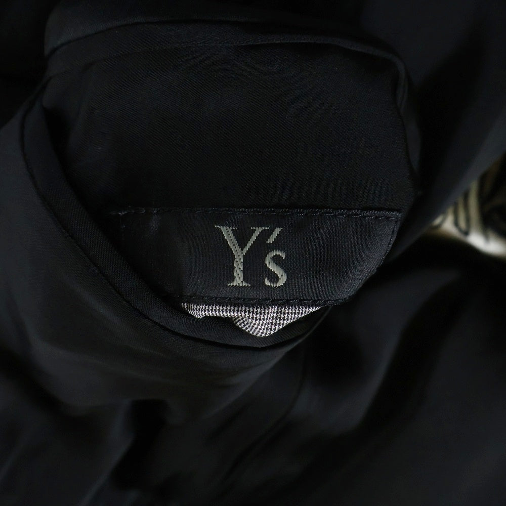 Y's(ワイズ) ×テーラー東洋 Reversible Jacket リバーシブルジャケット ロゴ刺繍リバーシブルブルスカジャン Y0-Y55-505-1 ブラック/アイボリー