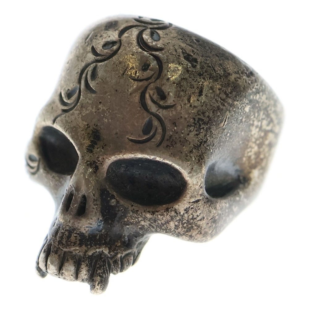 NO BRAND(ノーブランド) スカルリング 指輪 シルバー