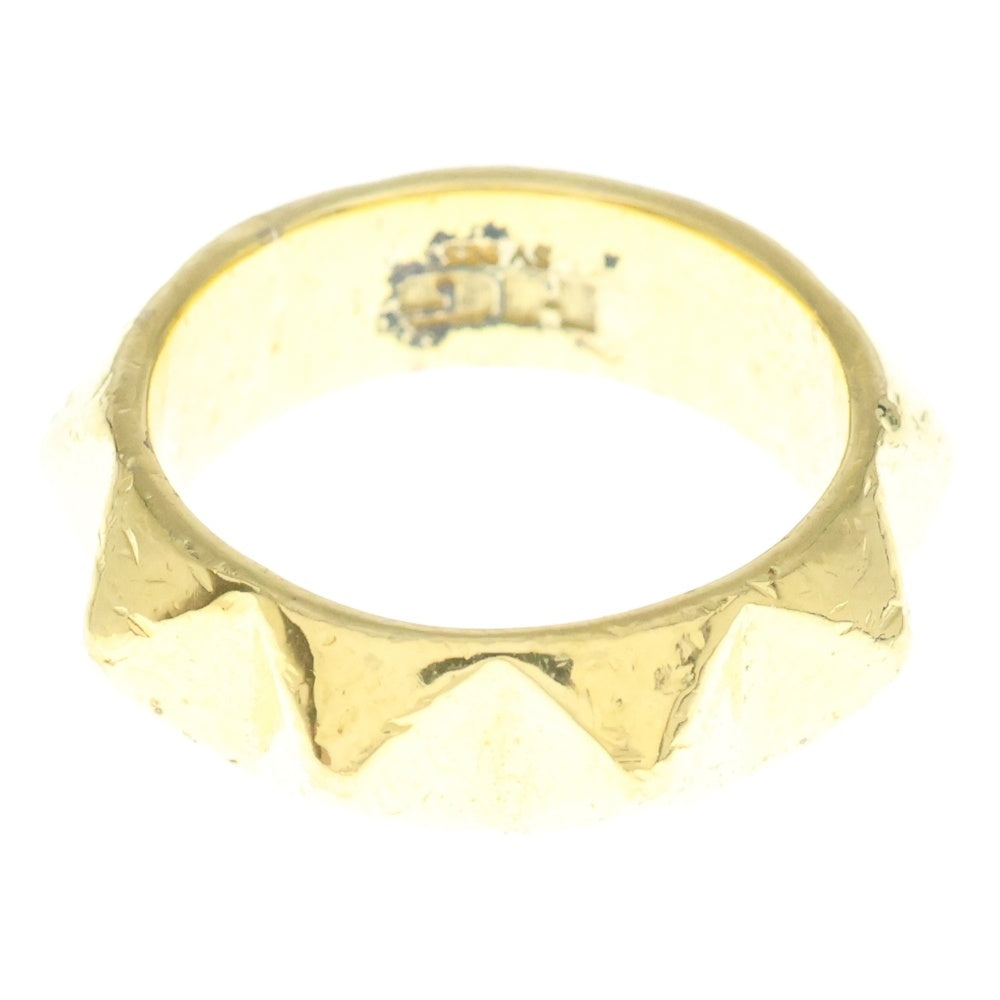 HYSTERIC GLAMOUR(ヒステリックグラマー) ゴールドメッキ スタッズリング SV925