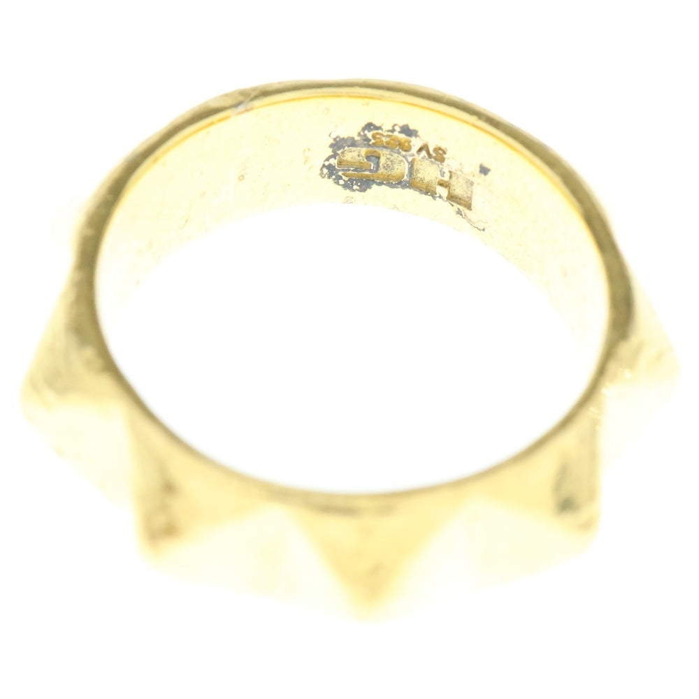 HYSTERIC GLAMOUR(ヒステリックグラマー) ゴールドメッキ スタッズリング SV925