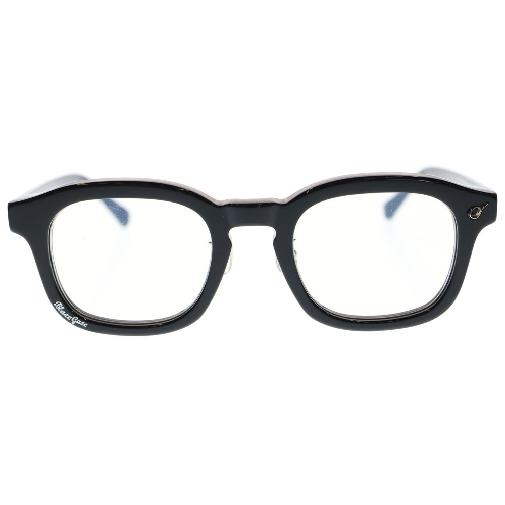 N.S.H(エヌエスエイチ) BLAZE GAZE 調光レンズ ウェリントンサングラス 眼鏡 ブラック