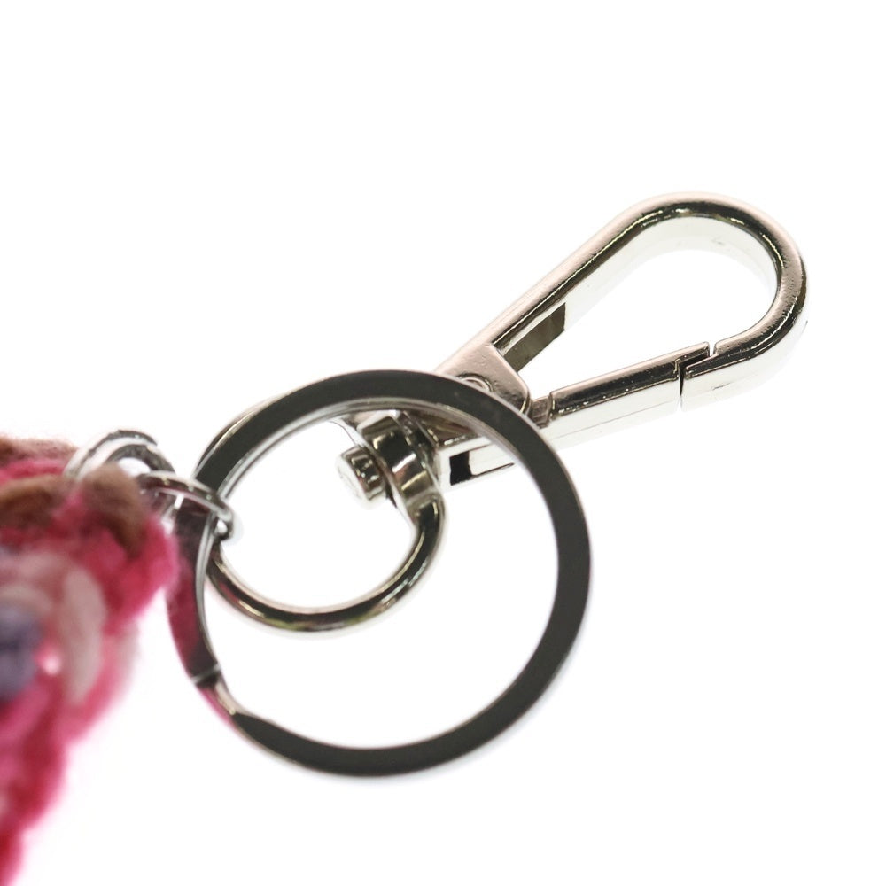Y.A.R.N(ヤーン) 3D Cross Knit Keyholder 3Dクロスニットキーホルダー ニット編みキーホルダー ピンク レディース