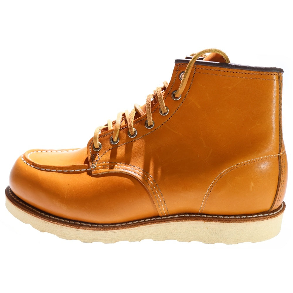 RED WING(レッド ウイング) Irish Setter 6-inch Moc 9875 アイリッシュセッター レザーブーツ ワークブーツ ブラウン 犬タグ 復刻 US9.5