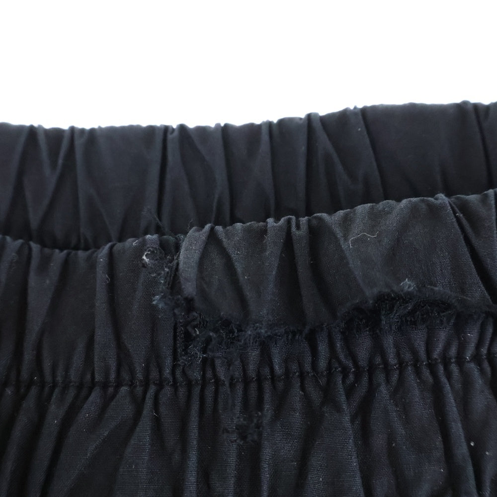 DRKSHDW(ダークシャドウ) 20AW Creatch Cargo クリーチカーゴパンツ ドローストリングフラップポケットスウェットパンツ DU20F1376-RIG ブラック