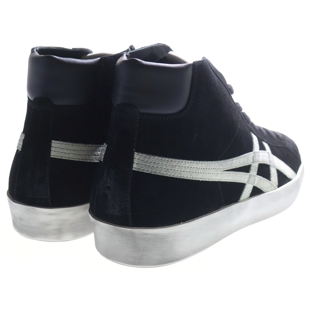 Onitsuka Tiger(オニツカタイガー) FABRE MT IM ダメージ加工 スエード ローカットスニーカー ブラック US9.5/27.5cm 1183C551-001