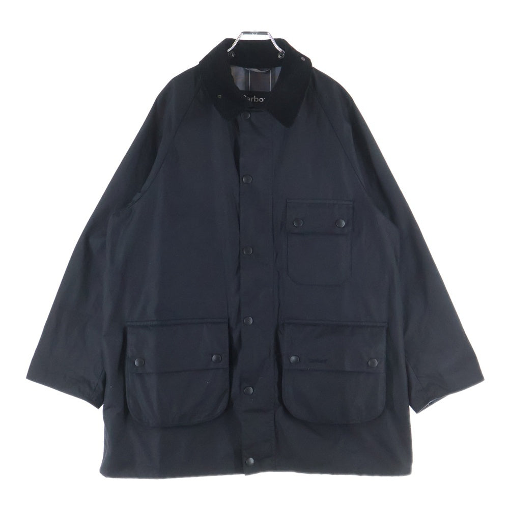 Barbour(バブアー) 25AW SOLWAY ソルウェイ ワックスジャケット オーバーサイズフィット コート ブラック 252MWX2498