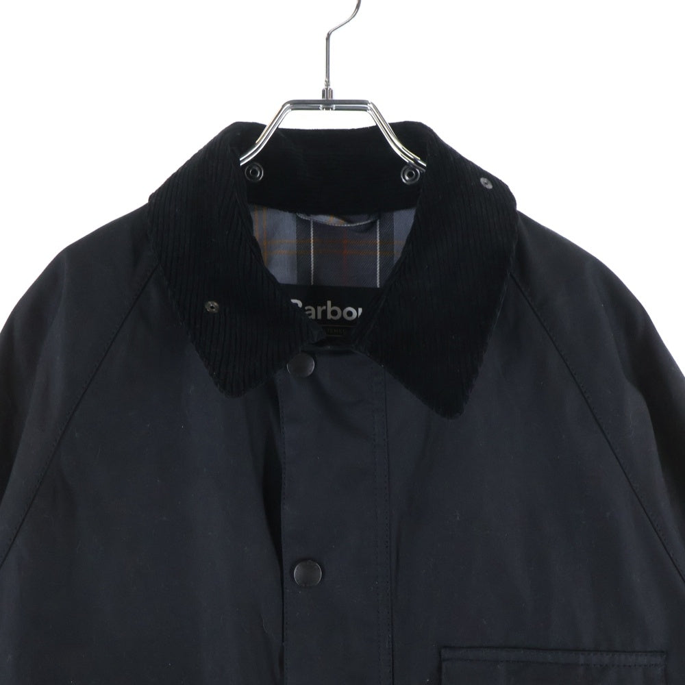 Barbour(バブアー) 25AW SOLWAY ソルウェイ ワックスジャケット オーバーサイズフィット コート ブラック 252MWX2498