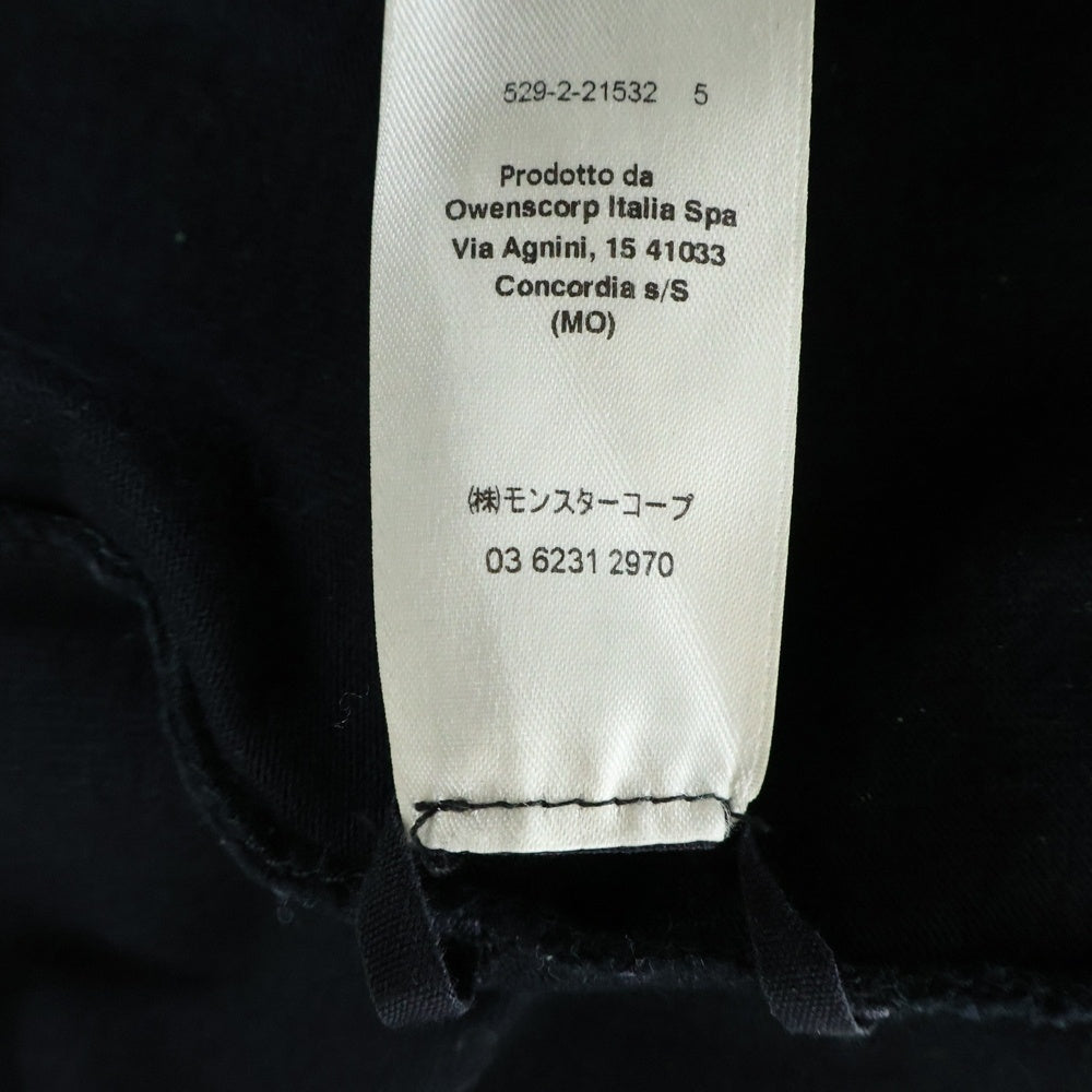 Rick Owens(リックオウエンス) 23SS TOMMY TEE トミー 半袖Tシャツ カットソー ブラック RU01CY4283