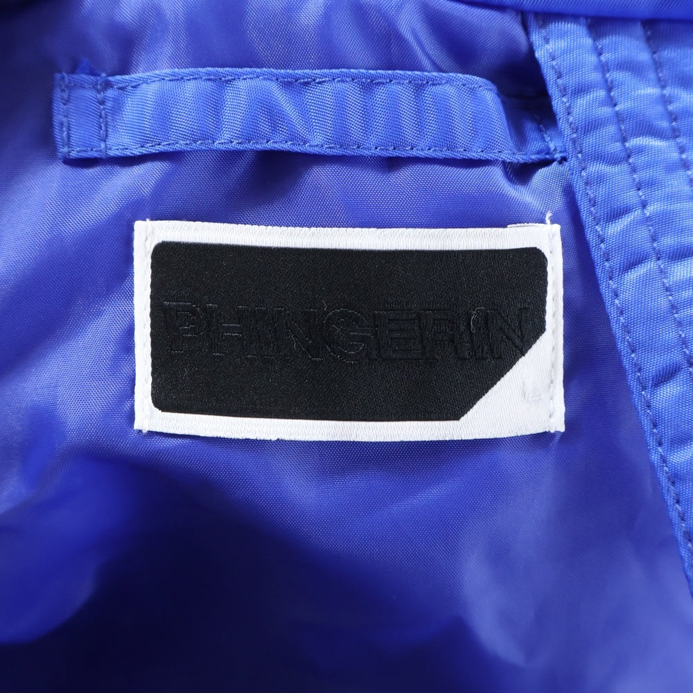 PHINGERIN(フィンガリン) 24AW ELEVATION HOODED BOMBER JACKET フーデッドボンバージャケット ブルー PD-242-JK-021