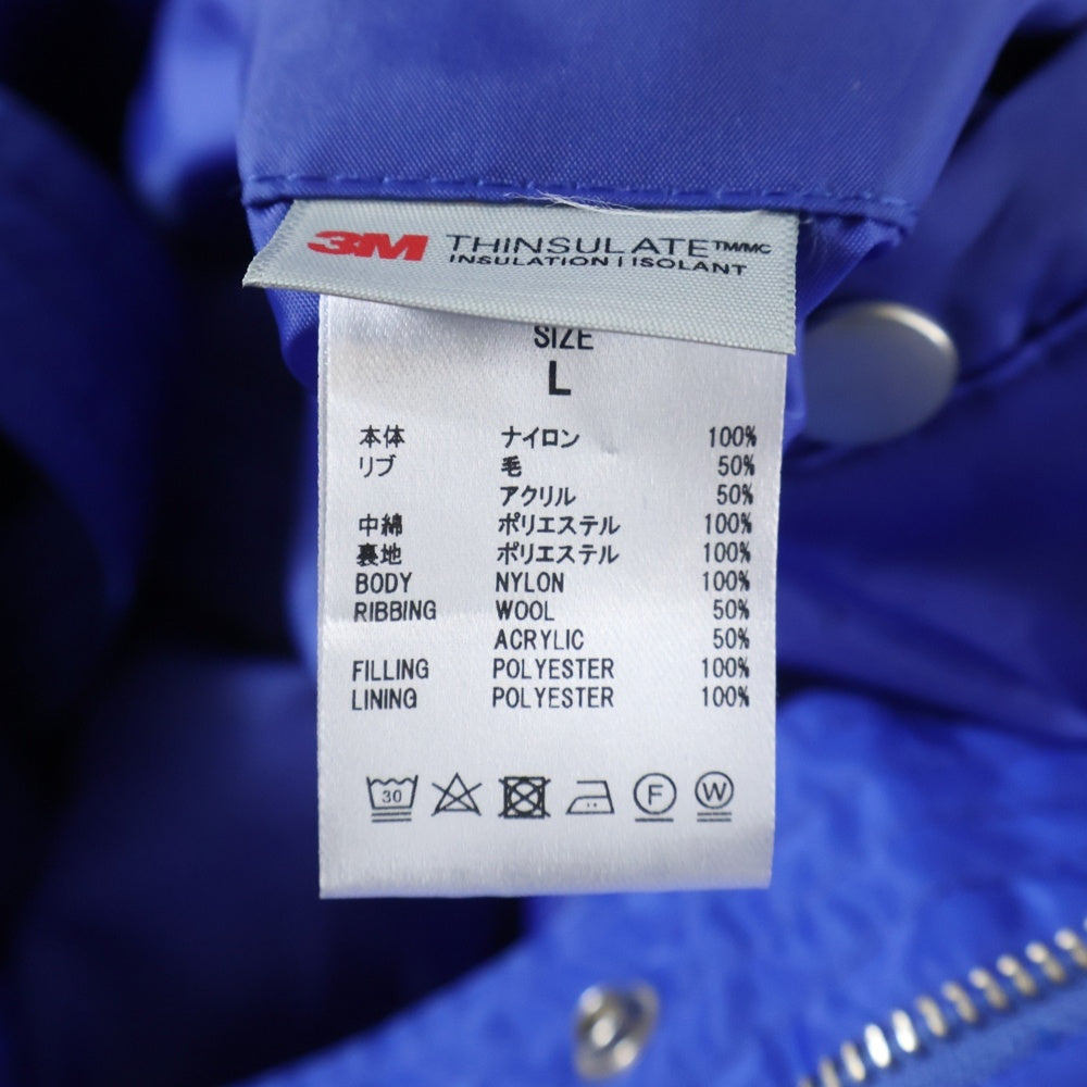 PHINGERIN(フィンガリン) 24AW ELEVATION HOODED BOMBER JACKET フーデッドボンバージャケット ブルー PD-242-JK-021