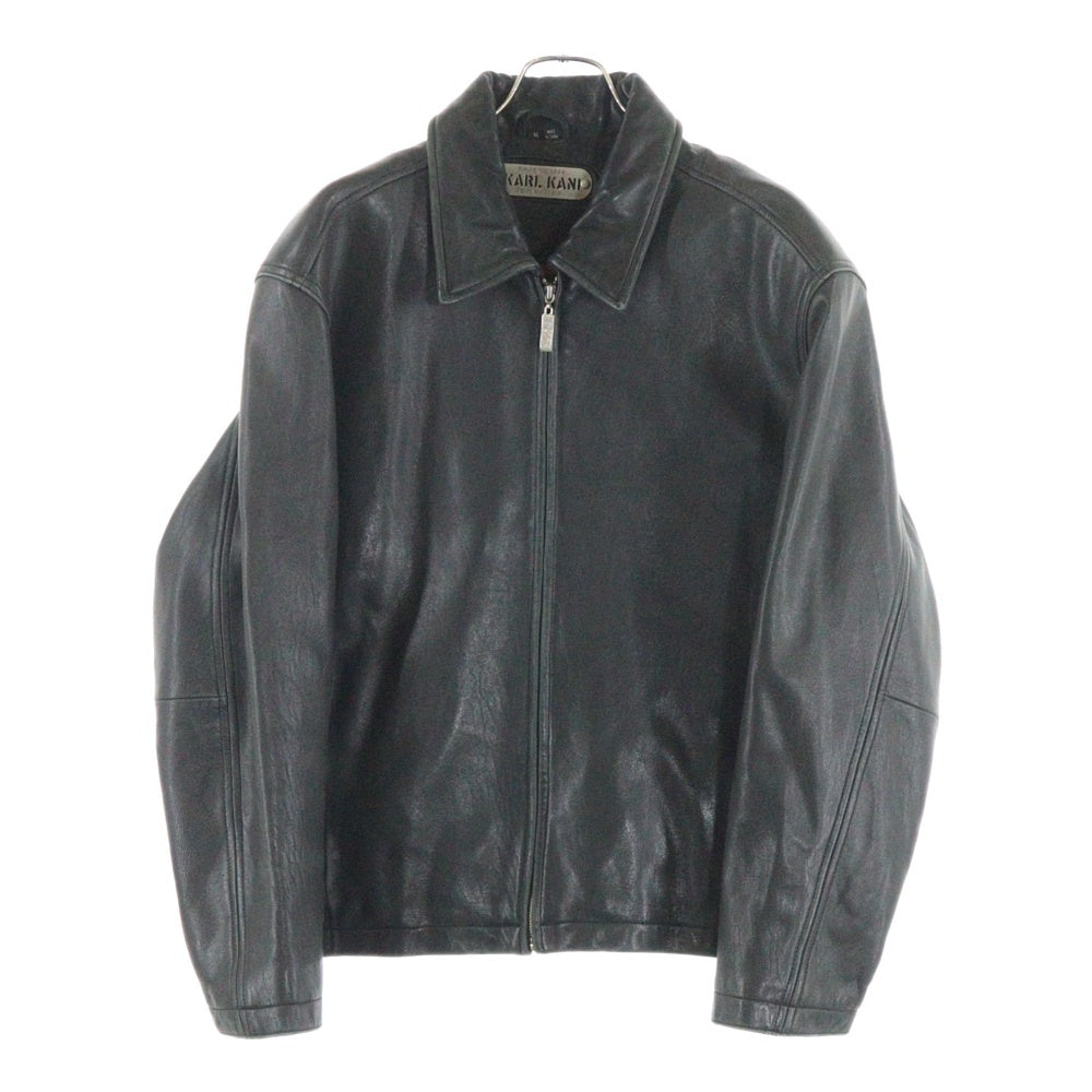 VINTAGE(ヴィンテージ) 00s KARL KANI カールカナイ ジップアップ ラムレザージャケット ブルゾン ブラック