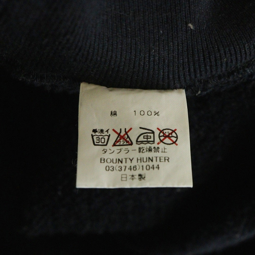 BOUNTY HUNTER(バウンティーハンター) 00s ロゴプリント スウェットパーカー ブラック