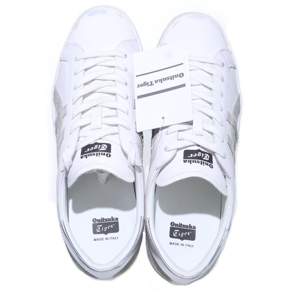 Onitsuka Tiger(オニツカタイガー) FABRE LO IM ダメージ加工 ローカットスニーカー ホワイト/グレー US9/27cm 1183C550-100