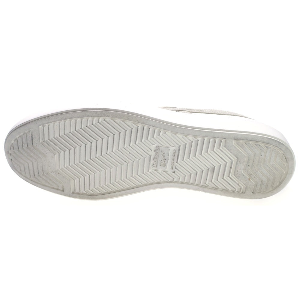 Onitsuka Tiger(オニツカタイガー) FABRE LO IM ダメージ加工 ローカットスニーカー ホワイト/グレー US9/27cm 1183C550-100