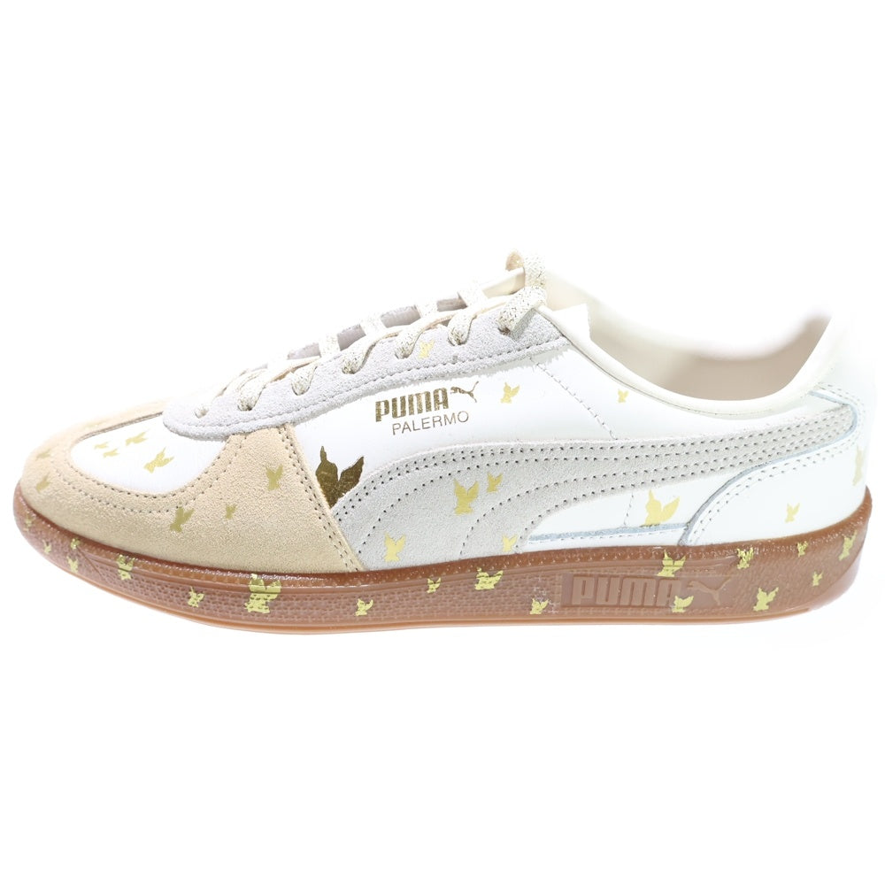 PUMA(プーマ) ×MASU Palermo マス パレルモ レースアップローカットスニーカー US8.5/26.5cm 405928-01 ホワイト/ベージュ
