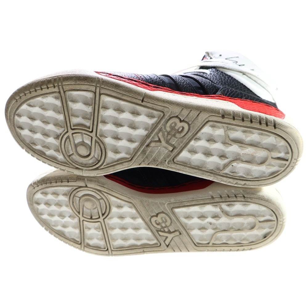 Y-3(ワイスリー) HAYWORTH ヘイワース レースアップハイカットスニーカー ブラック US8/26cm G54055 ブラック/レッド