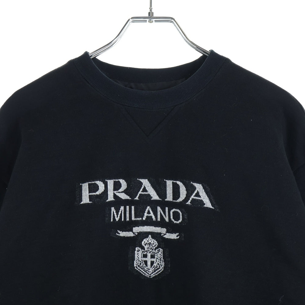 PRADA(プラダ) 20AW Cotton Jacquard Logo Sweatshirt コットン