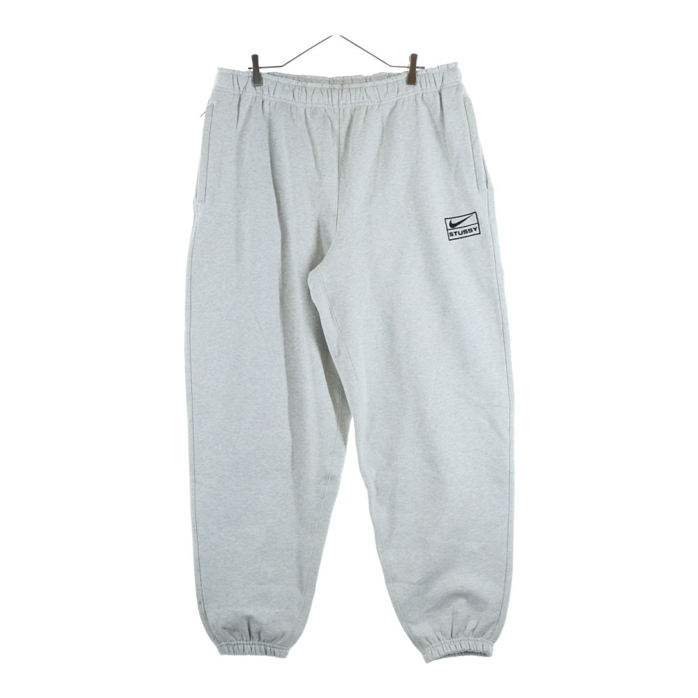 STUSSY(ステューシー) 23AW ×NIKE STONE WASHED FLEECE PANT ナイキ ウォッシュド フリース スウェットパンツ グレー FN5231-050