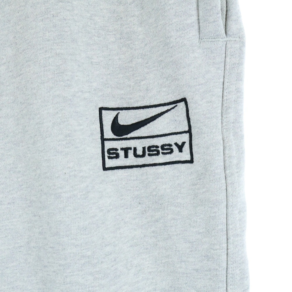 STUSSY(ステューシー) 23AW ×NIKE STONE WASHED FLEECE PANT ナイキ ウォッシュド フリース スウェットパンツ グレー FN5231-050