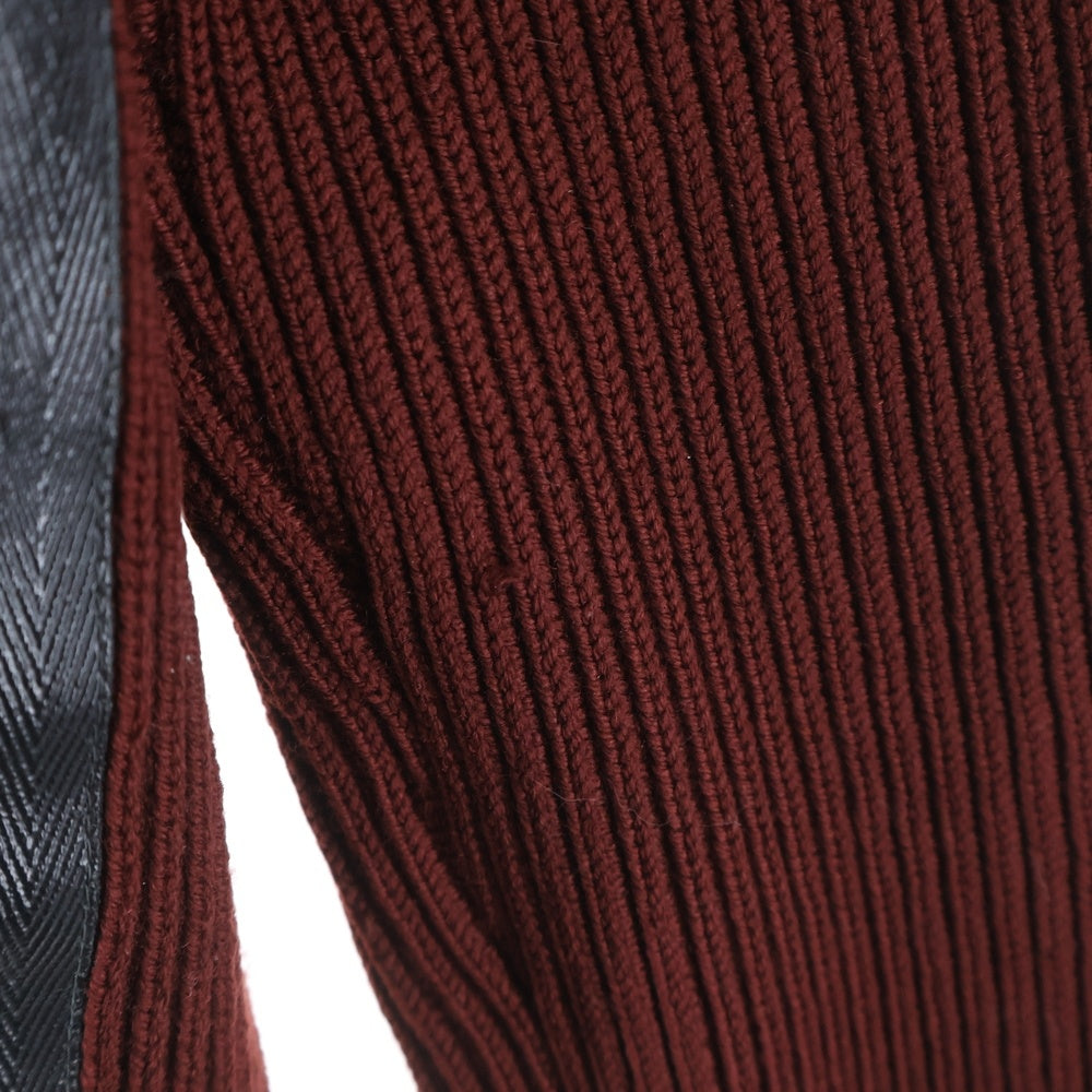 HERMES(エルメス) Drivers Knit ドライバーズニット ジップアップハイネックニットセーター バーガンディ