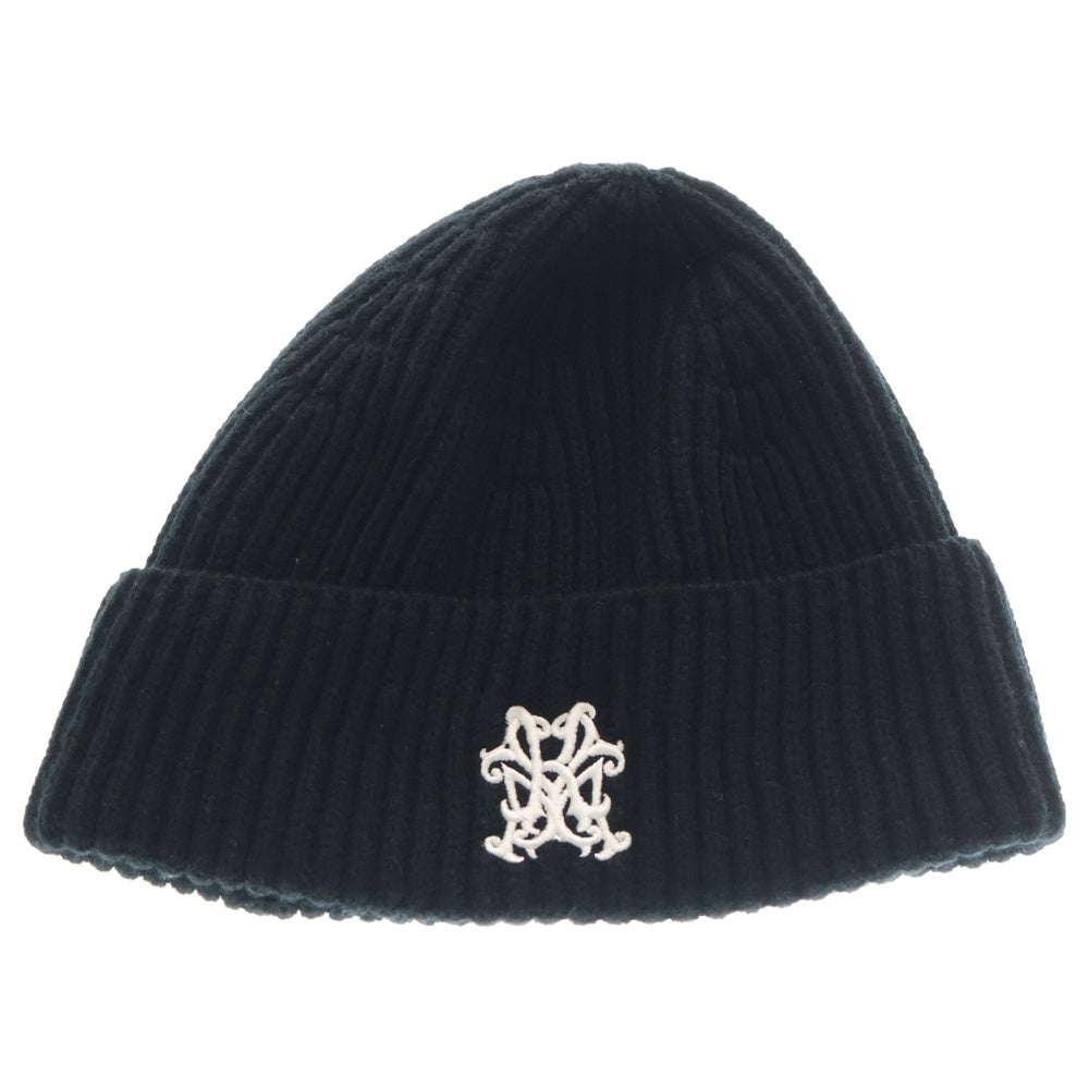 KAMIYA(カミヤ) ×CA4LA KMY Beanie カシラ KMYビーニー ロゴ刺繍ニットキャップ G15CA105 ブラック
