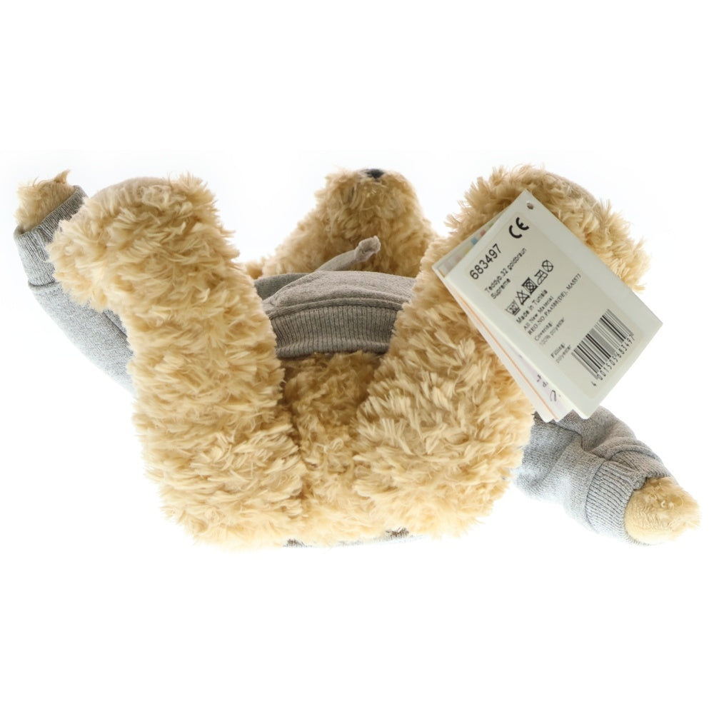 SUPREME(シュプリーム) 18AW ×Steiff Elmar Bear シュタイフ エルマーベア ボックスロゴフーデットスウェットシャツテディベア ぬいぐるみ グレー/ブラウン