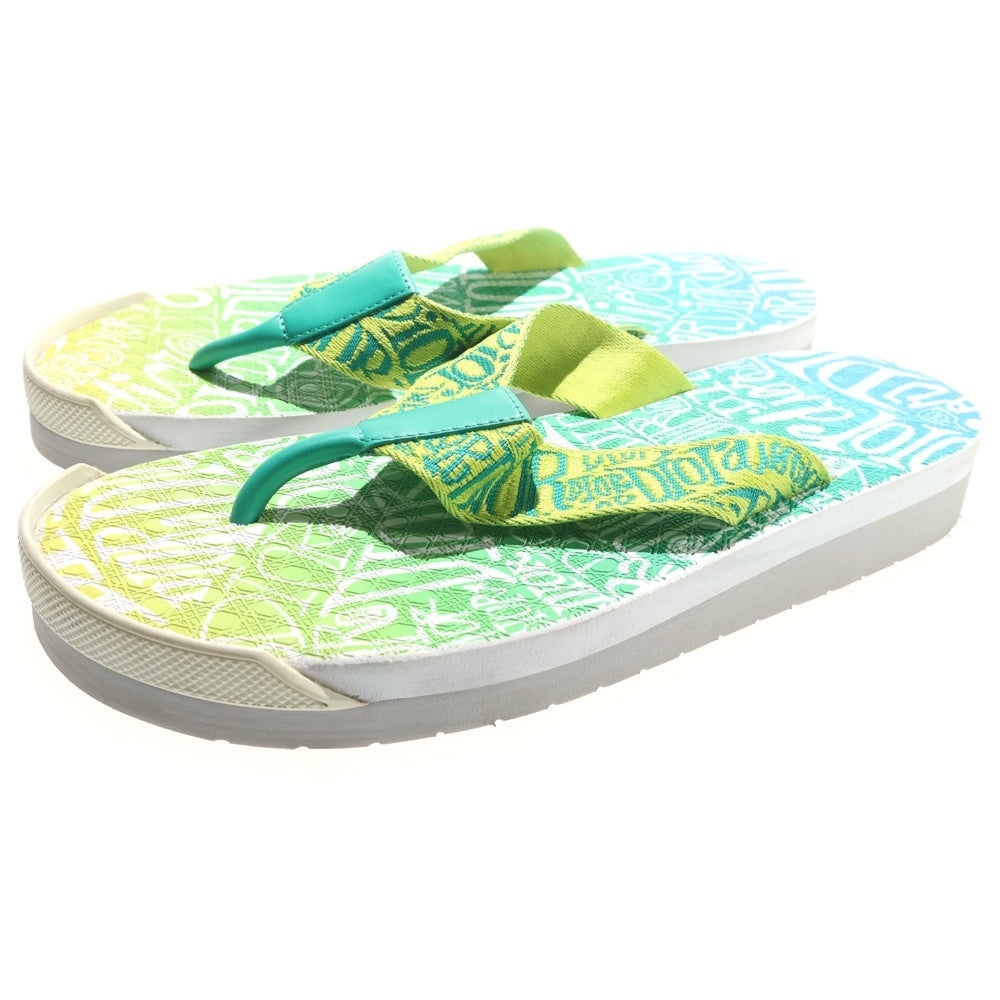 DIOR(ディオール) ×Shawn Stussy Slide Sandal ショーンステューシー スライドサンダル ロゴ総柄ビーチサンダル 20ALS マルチ