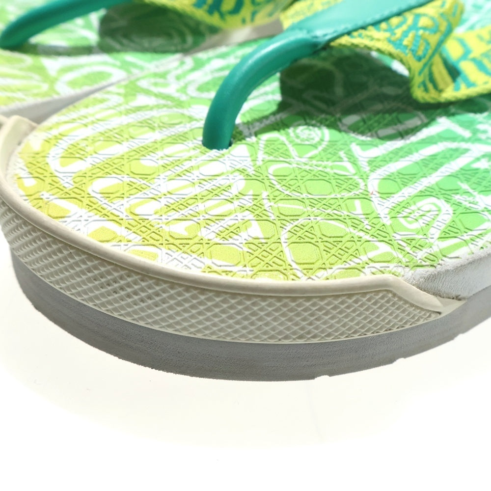 DIOR(ディオール) ×Shawn Stussy Slide Sandal ショーンステューシー スライドサンダル ロゴ総柄ビーチサンダル 20ALS マルチ