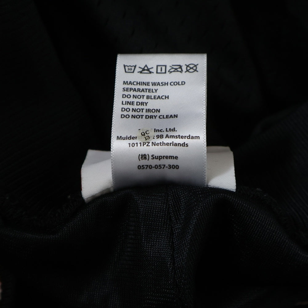 SUPREME(シュプリーム) 21SS Mitchell & Ness Basketball Short ミッチェル&ネスバスケットボールショート ロゴパッチメッシュハーフパンツ ブラック