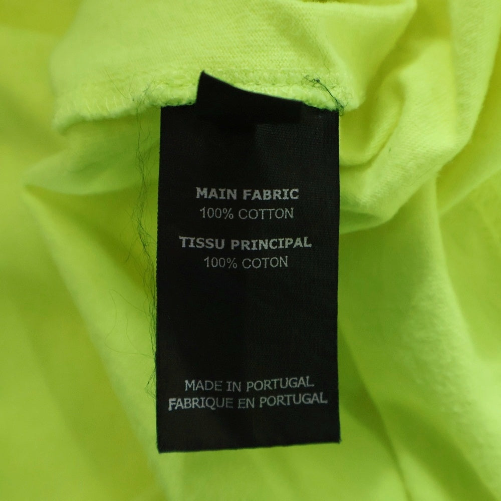 VETEMENTS(ヴェトモン) Limited Edition Parka リミテッドエディションパーカー ロゴプリントフーデット長袖Tシャツ UE51TR830Y イエロー