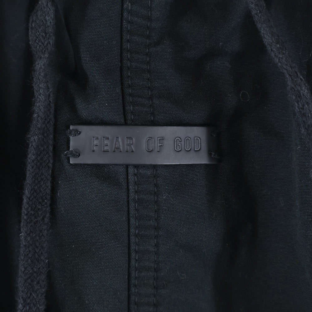 FEAR OF GOD(フィアオブゴッド) Seventh Collection Cargo Pant セブンスコレクションカーゴパンツ ドローストリングフラップポケットカーゴパンツ FG40-004 ブラック