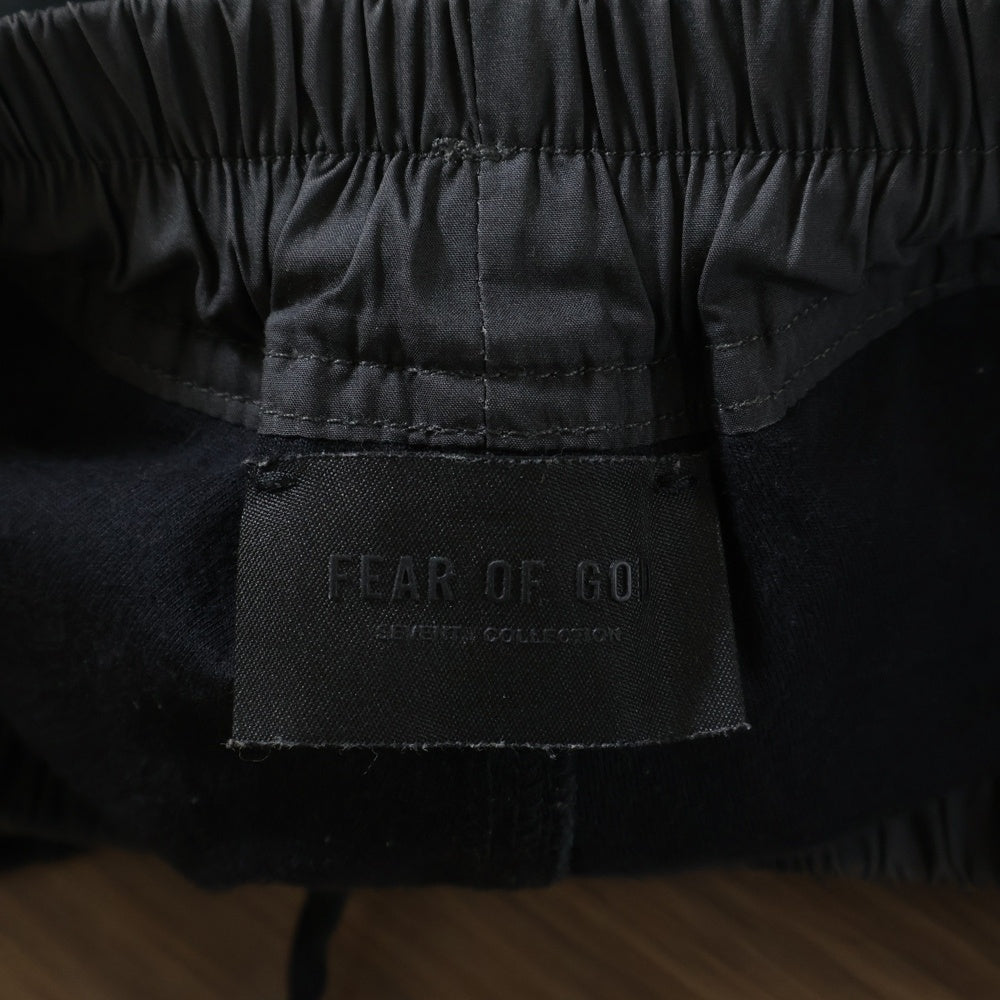 FEAR OF GOD(フィアオブゴッド) Seventh Collection Cargo Pant セブンスコレクションカーゴパンツ ドローストリングフラップポケットカーゴパンツ FG40-004 ブラック