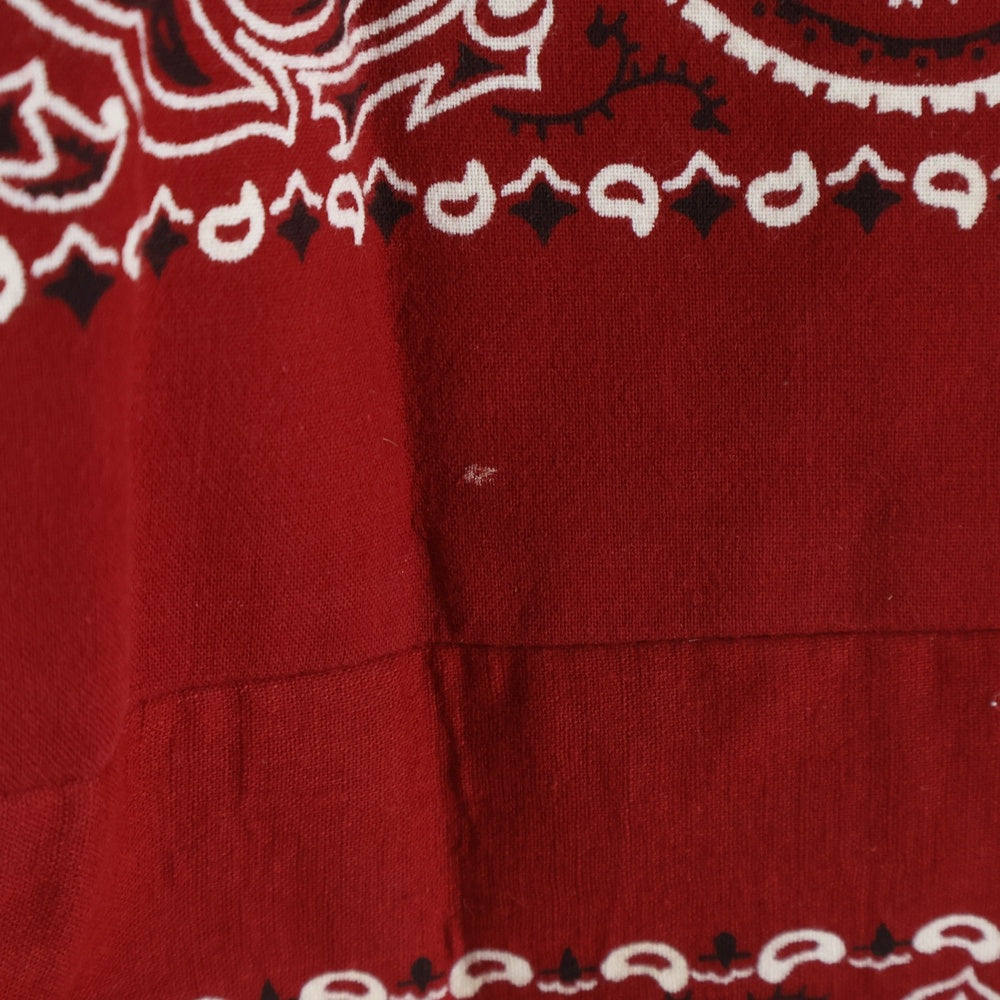 MINDSEEKER(マインドシーカー) Limited Edition Bandana Shorts リミテッドエディションバンダナショーツ ドローストリングペイズリー柄ハーフパンツ レッド