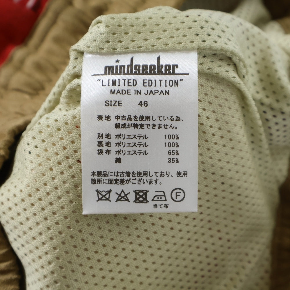 MINDSEEKER(マインドシーカー) Limited Edition Bandana Shorts リミテッドエディションバンダナショーツ ドローストリングペイズリー柄ハーフパンツ レッド