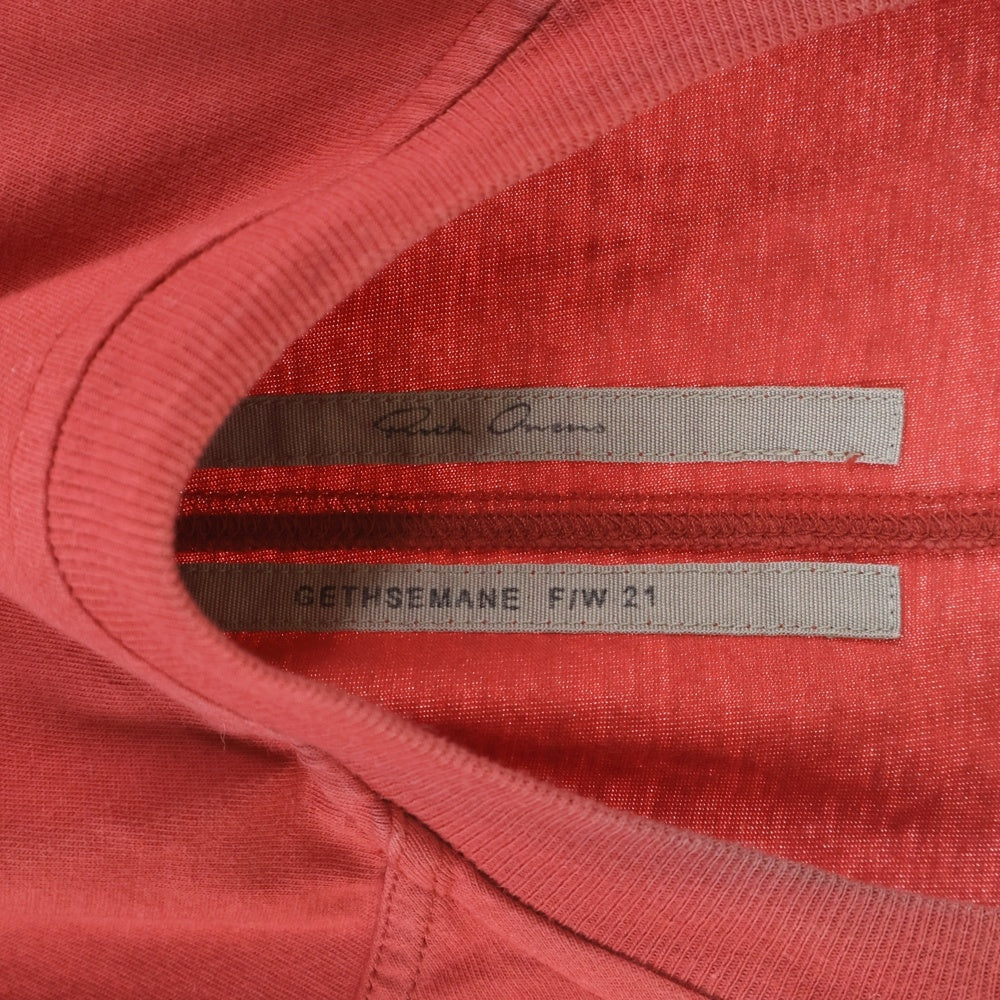 Rick Owens(リックオウエンス) 21AW GETHSEMANE Tarp Tank Top ゲッセマネ期 タープタンクトップ クルーネックノースリーブカットソー RU02A5160-JA オレンジ