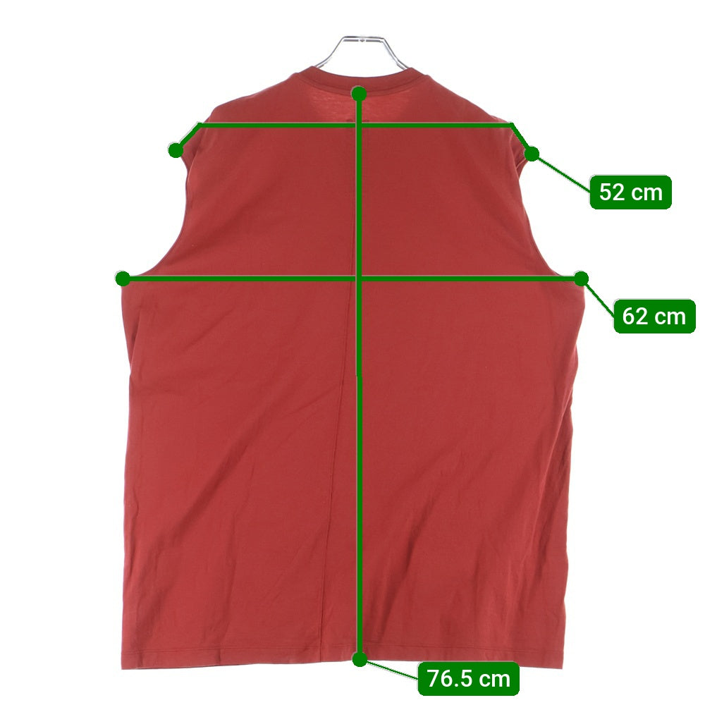 Rick Owens(リックオウエンス) 21AW GETHSEMANE Tarp Tank Top ゲッセマネ期 タープタンクトップ クルーネックノースリーブカットソー RU02A5160-JA オレンジ