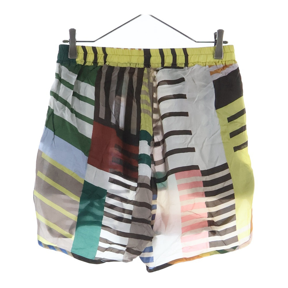 Rick Owens(リックオウエンス) 20SS Tecuatl Dolphin Boxer Shorts テクアトル期 ドルフィンボクサーパンツ ドローストリングサイドスリットハーフパンツ RU20S7382-JP1 マルチ