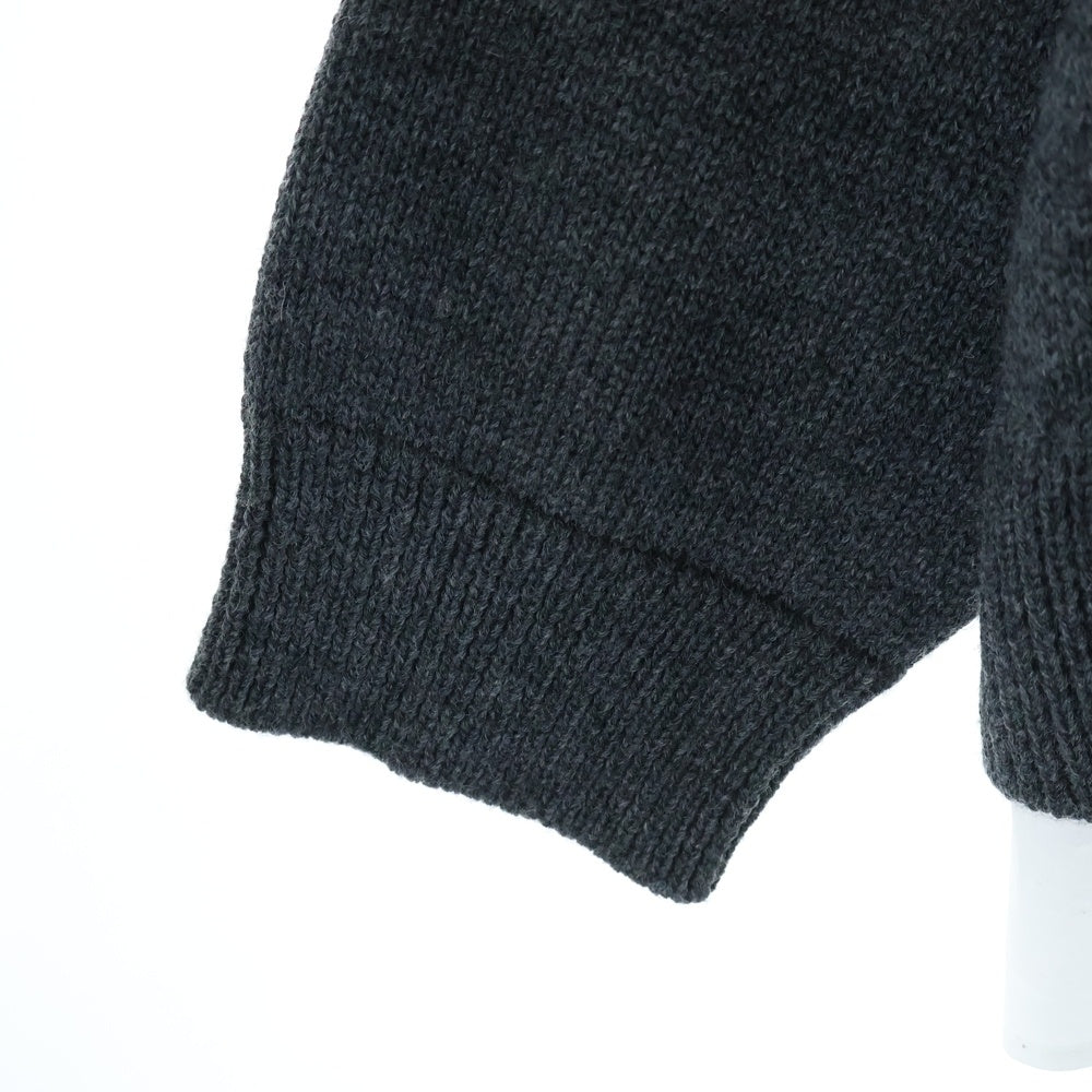 MM6 Maison Margiela(エムエムシックスメゾンマルジェラ) 26SS ツーインワン ニット カーディガン グレー/ホワイト SH0HP0012 M13206