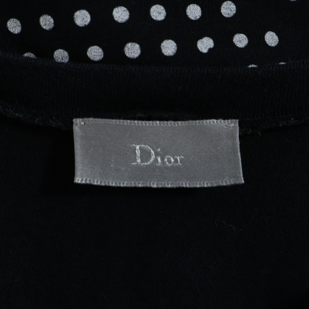Christian Dior(クリスチャンディオール) ドット柄 半袖Tシャツ カットソー 733J603I8312 ブラック