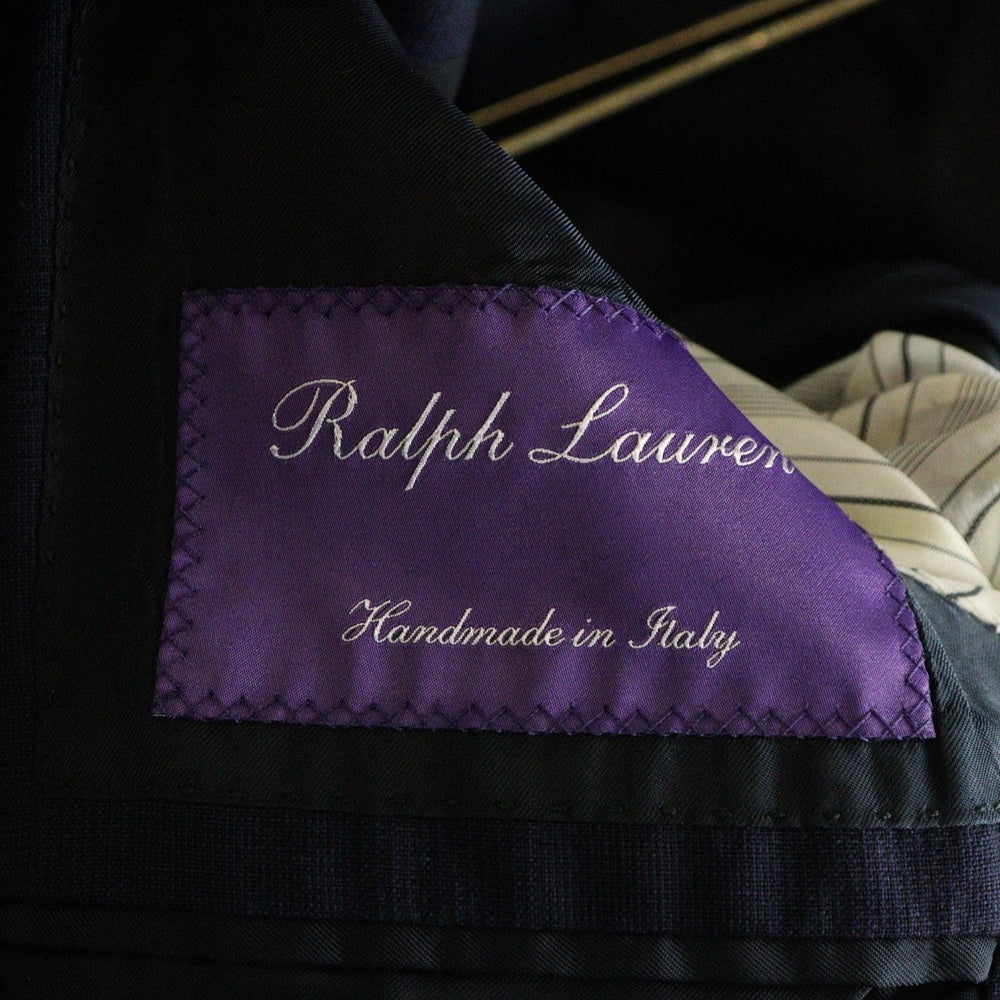 RALPH LAUREN PURPLE LABEL(ラルフローレン パープルレーベル) セットアップ テーラードジャケット スラックス トラウザーズパンツ ネイビー